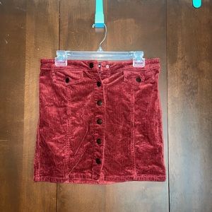 Corduroy Skirt